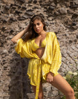 Kimono Paisley Giallo