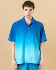 Camicia bowling Blu sfumato